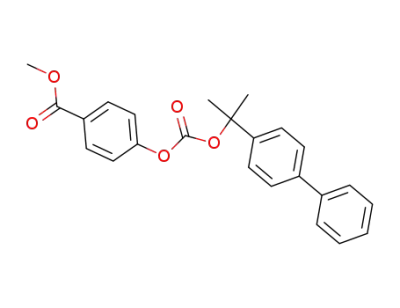 methyl 4-[({[2-(biphenyl-4-yl)propan-2-yl]oxy}carbonyl)oxy]benzoate
