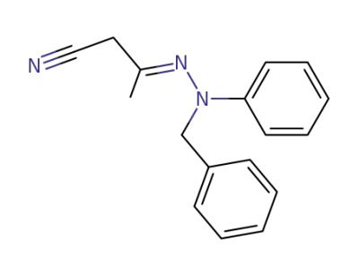 3-(benzyl-phenyl-hydrazono)-butyronitrile